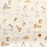 Cotton Double Gauze Printed Fabric - Animal - nomura tailor