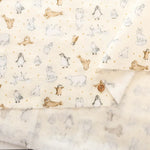 Cotton Double Gauze Printed Fabric - Animal - nomura tailor