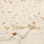 Cotton Double Gauze Printed Fabric - Animal - nomura tailor