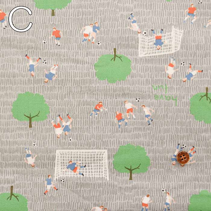 Cotton Ox Printed Fabric Shool boys Soccer - nomura tailor