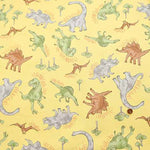 Cotton Ox Printed Fabric Shool boys Dinosaur - nomura tailor