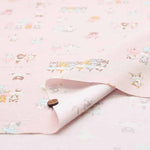 Cotton sheeting print fabric FunnyCat's Ballerina - nomura tailor