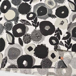 Cotton seating print fabric Flower Drawing - nomura tailor