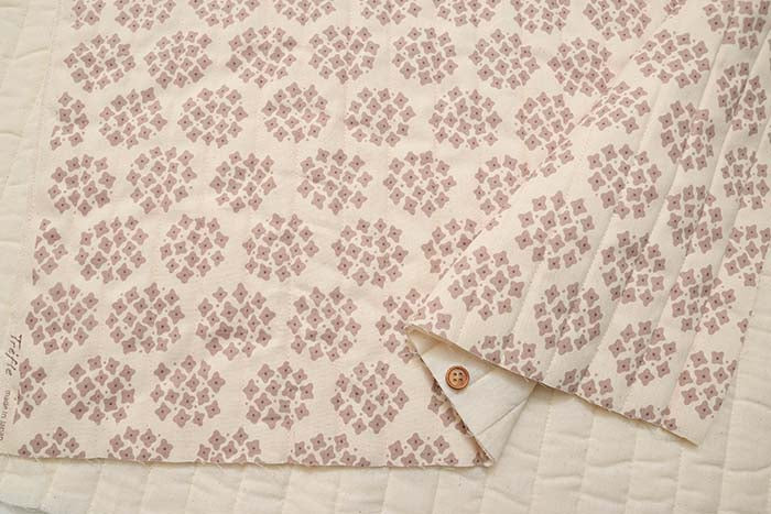 Cotton Ox Stripe Quilt Fabric TEIBAN Hydrangea - nomura tailor