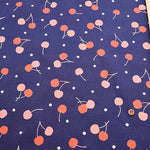 Cotton Ox Printed Fabric Black Girl Cherry - nomura tailor