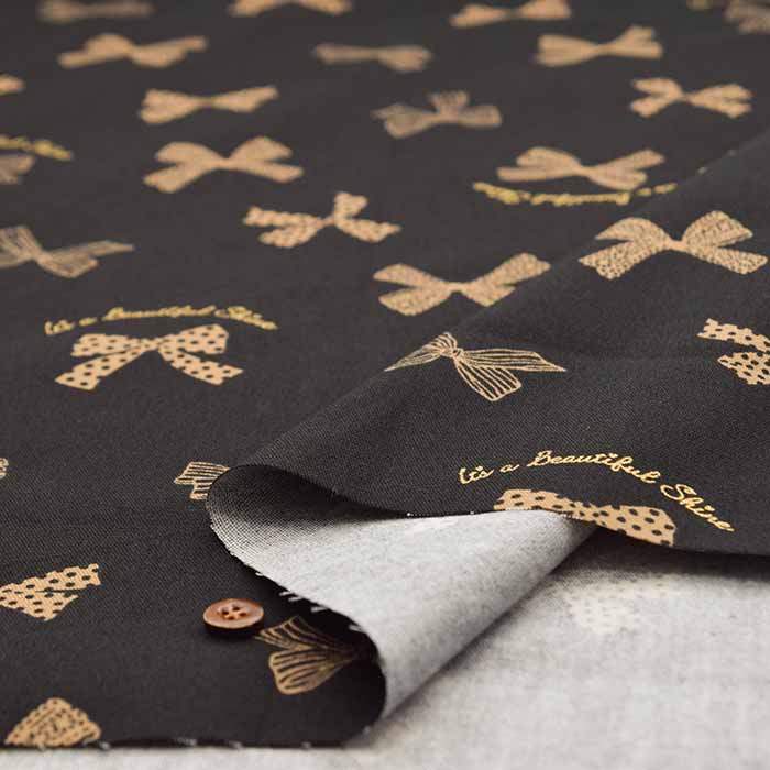 Cotton Ox Printed Fabric Black Girl Ribbon - nomura tailor