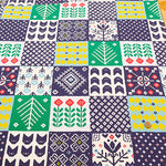 Cotton Oxford Fabric - Nordic Hugs Nordic Patchwork Style - nomura tailor