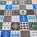 Cotton Oxford Fabric - Nordic Hugs Nordic Patchwork Style - nomura tailor