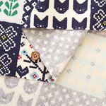 Cotton Oxford Fabric - Nordic Hugs Nordic Patchwork Style - nomura tailor