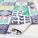Cotton Oxford Fabric - Nordic Hugs Nordic Patchwork Style - nomura tailor