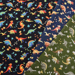 Cotton Ox Printed Fabric Dinosaur - nomura tailor