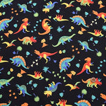 Cotton Ox Printed Fabric Dinosaur - nomura tailor