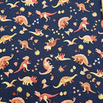 Cotton Ox Printed Fabric Dinosaur - nomura tailor