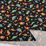 Cotton Ox Printed Fabric Dinosaur - nomura tailor