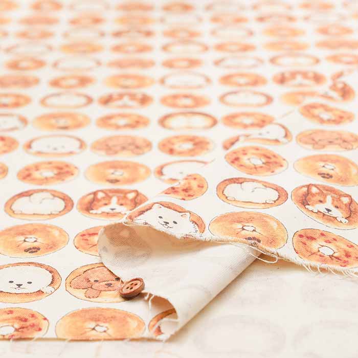 Cotton Ox Printed Fabric Dog Bagel - nomura tailor