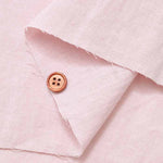 Half Linen Tumbler Washer Fabric Solid Color - nomura tailor