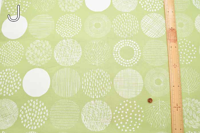 Cotton Ox Printed Fabric Tree Circle - nomura tailor