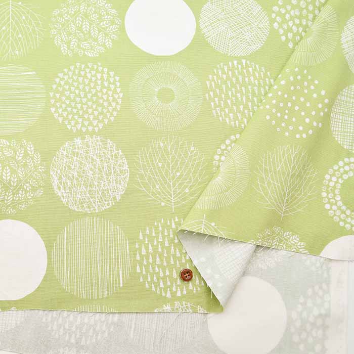 Cotton Ox Printed Fabric Tree Circle - nomura tailor