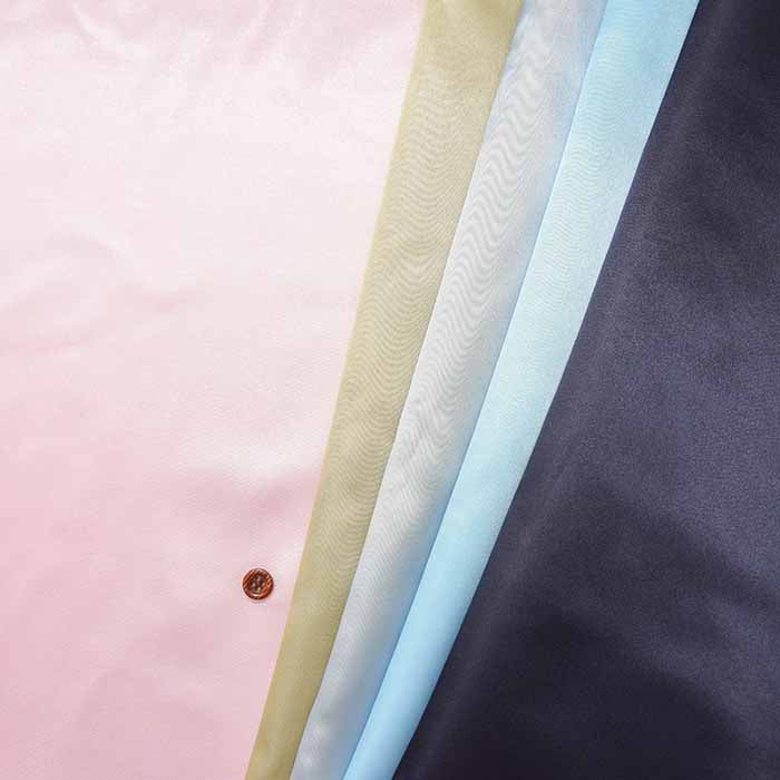 Polyester wide-width satin fabric, solid color - nomura tailor