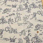 Cotton More Print Fabric Bird and Beast Major (Small) - nomura tailor