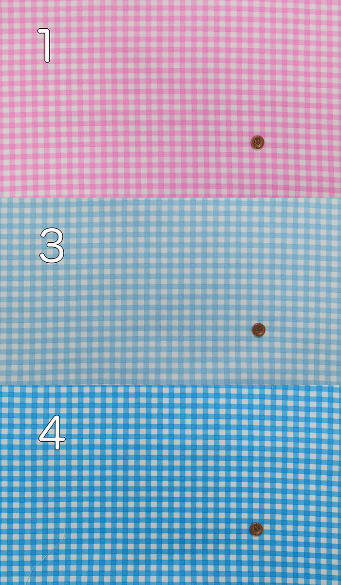 Cotton Oxford Print Gingham 1 - nomura tailor