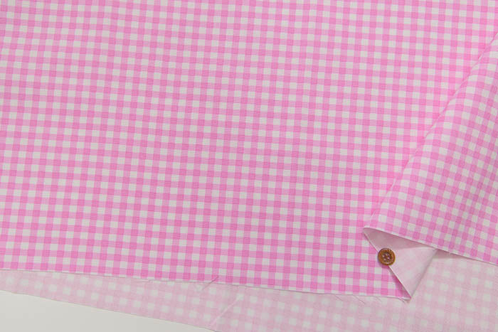 Cotton Oxford Print Gingham 1 - nomura tailor