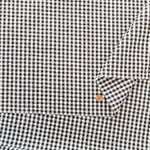 T/C Seersucker Check Printed Fabric - nomura tailor