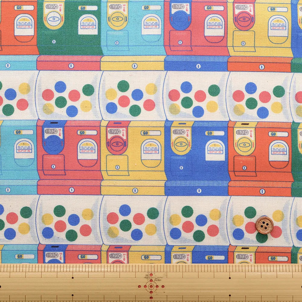 Made in Taiwan Cotton 20 Sheeting Inkjet-printed Fabric - Gacha Machines - nomura tailor