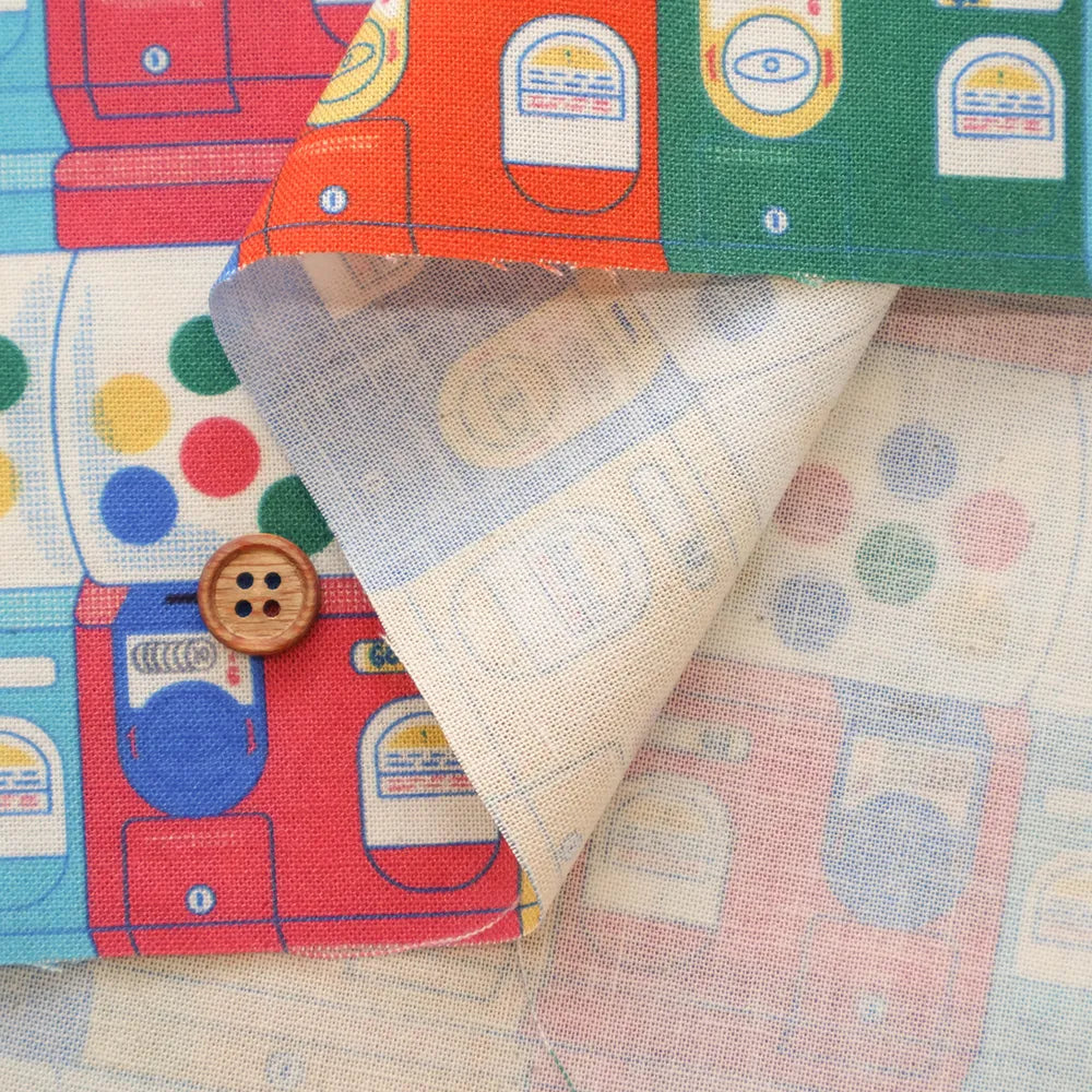 Made in Taiwan Cotton 20 Sheeting Inkjet-printed Fabric - Gacha Machines - nomura tailor