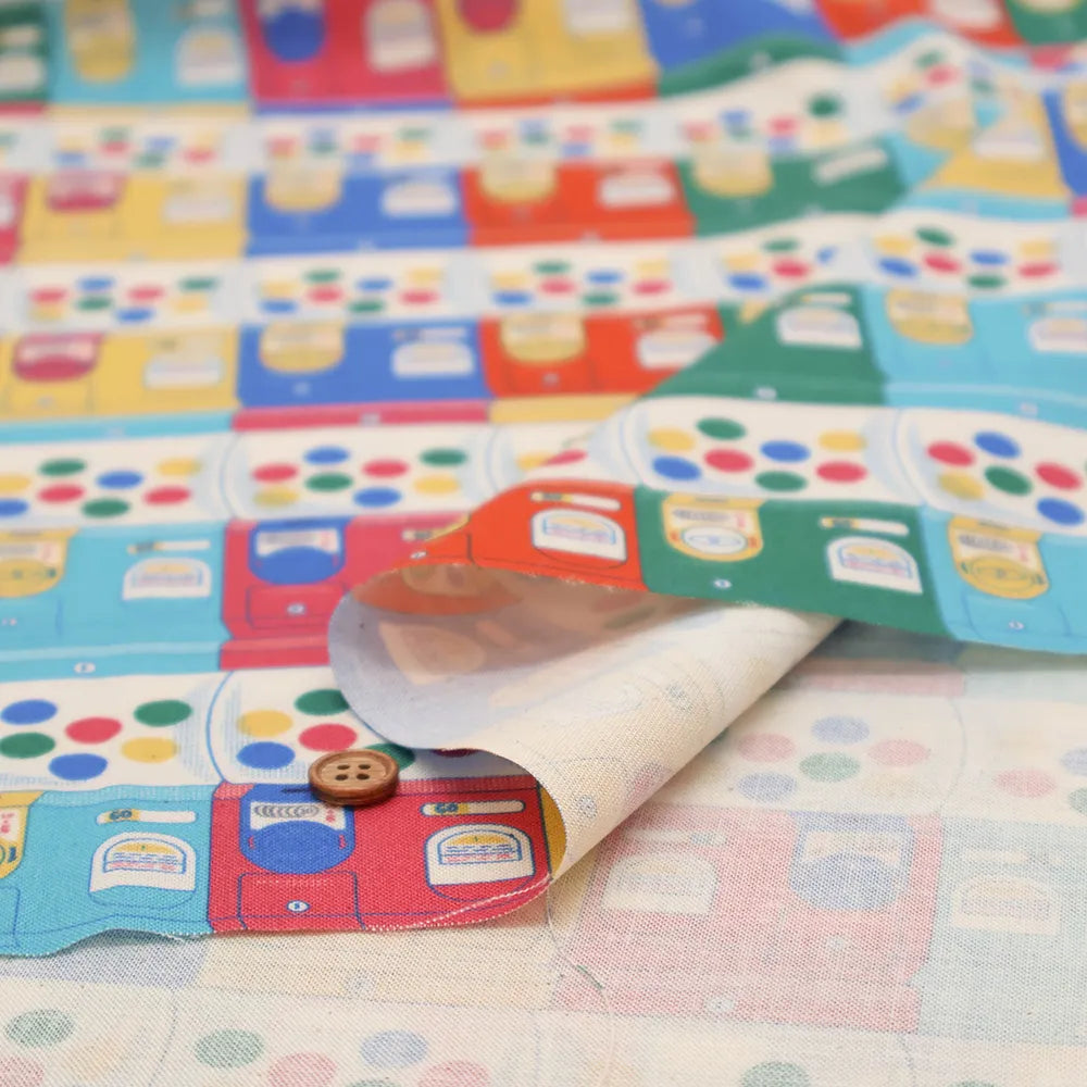 Made in Taiwan Cotton 20 Sheeting Inkjet-printed Fabric - Gacha Machines - nomura tailor