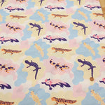 Made in Taiwan Cotton 20 Sheeting Inkjet-printed Fabric - Axolotls - nomura tailor