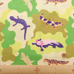 Made in Taiwan Cotton 20 Sheeting Inkjet-printed Fabric - Axolotls - nomura tailor