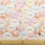 Made in Taiwan Cotton 20 Sheeting Inkjet-printed Fabric - Fluffy Sheep - nomura tailor