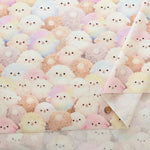 Made in Taiwan Cotton 20 Sheeting Inkjet-printed Fabric - Fluffy Sheep - nomura tailor