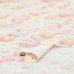 Made in Taiwan Cotton 20 Sheeting Inkjet-printed Fabric - Fluffy Sheep - nomura tailor
