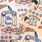 Made in Taiwan Cotton 20 Sheeting Inkjet-printed Fabric - Taiwan Endemic Species - nomura tailor