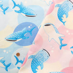 Made in Taiwan Cotton 20 Sheeting Inkjet-printed Fabric - Whale shark - nomura tailor