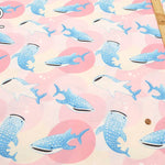 Made in Taiwan Cotton 20 Sheeting Inkjet-printed Fabric - Whale shark - nomura tailor