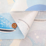 Made in Taiwan Cotton 20 Sheeting Inkjet-printed Fabric - Whale shark - nomura tailor