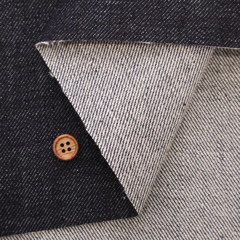 Made in Japan Cotton 14 oz Kaihara Denim Fabric - Plain - nomura tailor