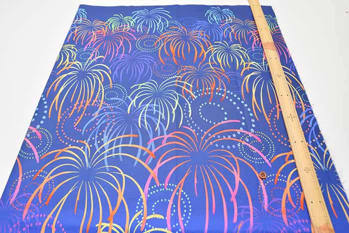 Cotton Seating Inkjet Printed Fabric Fireworks Made in China - nomura tailor