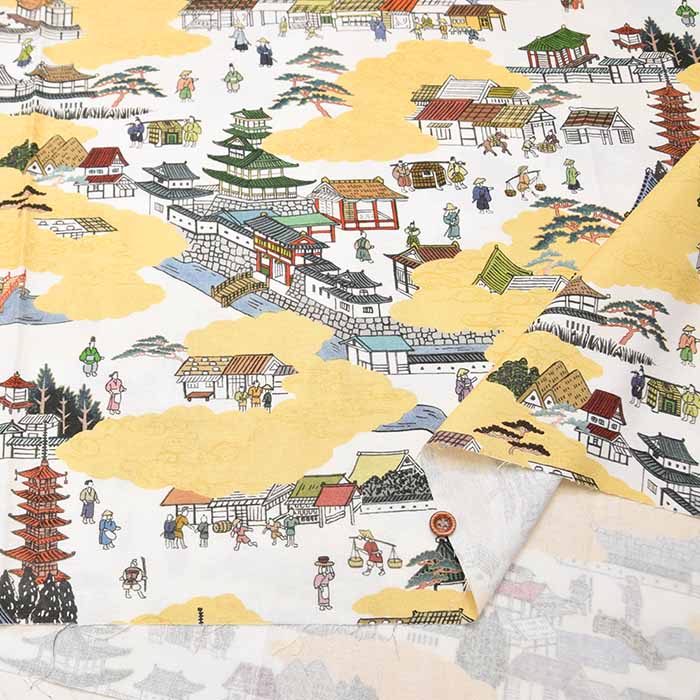 Cotton Seating Inkjet Printed Fabric Kyo-Komachi Made in China - nomura tailor