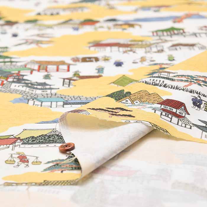 Cotton Seating Inkjet Printed Fabric Kyo-Komachi Made in China - nomura tailor