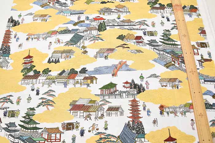 Cotton Seating Inkjet Printed Fabric Kyo-Komachi Made in China - nomura tailor