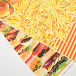 Cotton Seating Inkjet Printed Fabric Hamburger - nomura tailor