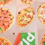 Cotton sheeting inkjet print fabric PIZZA - nomura tailor