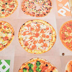 Cotton sheeting inkjet print fabric PIZZA - nomura tailor