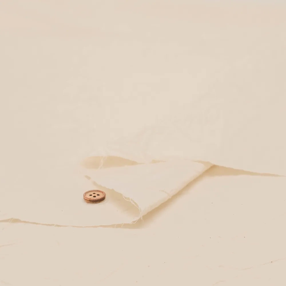 Kyoto-Made Sun-Dried Hand-Wrinkled Cotton Cambric Hand Washer Fabric - Plain - nomura tailor