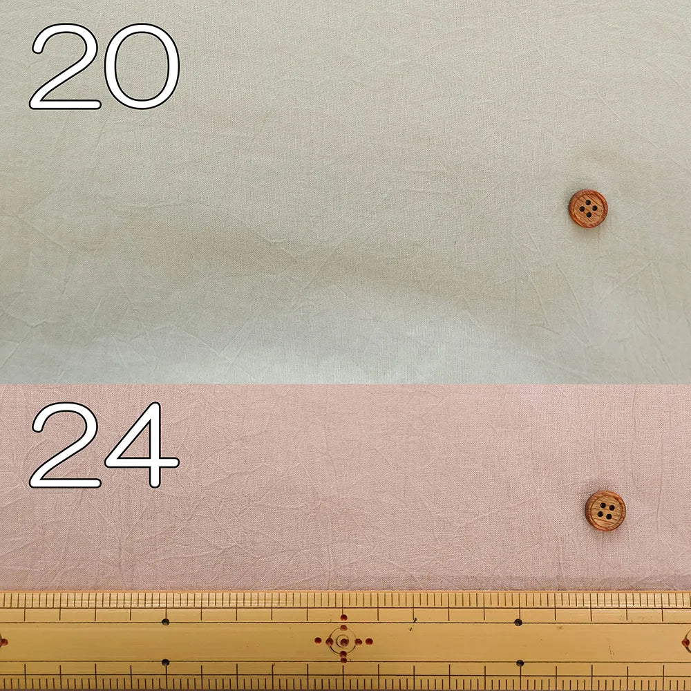 Kyoto-Made Sun-Dried Hand-Wrinkled Cotton 80 Lawn Hand-Washed Fabric - Plain - nomura tailor