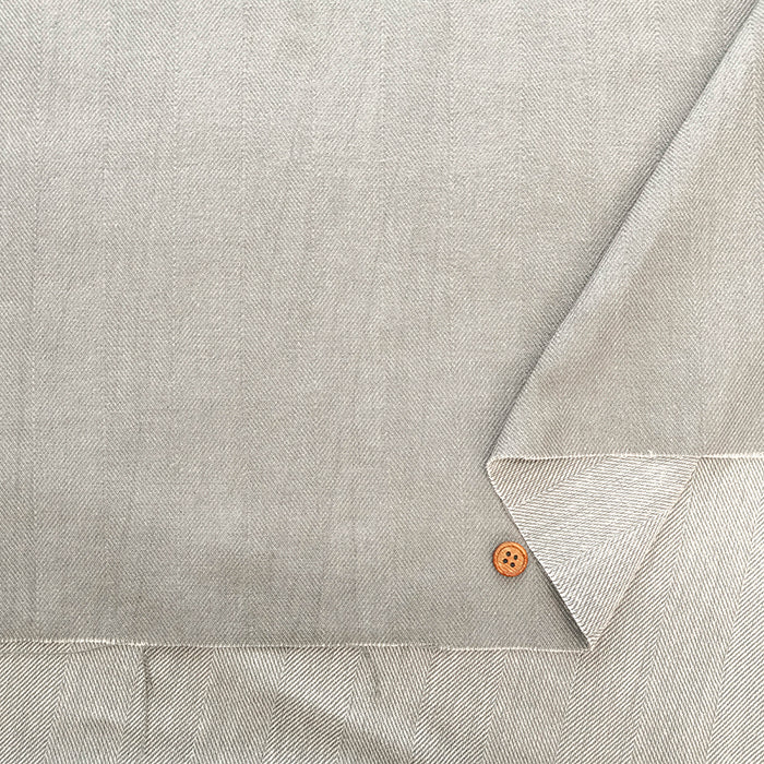 Cotton Soft Denim Herringbone Fabric - Plain - nomura tailor